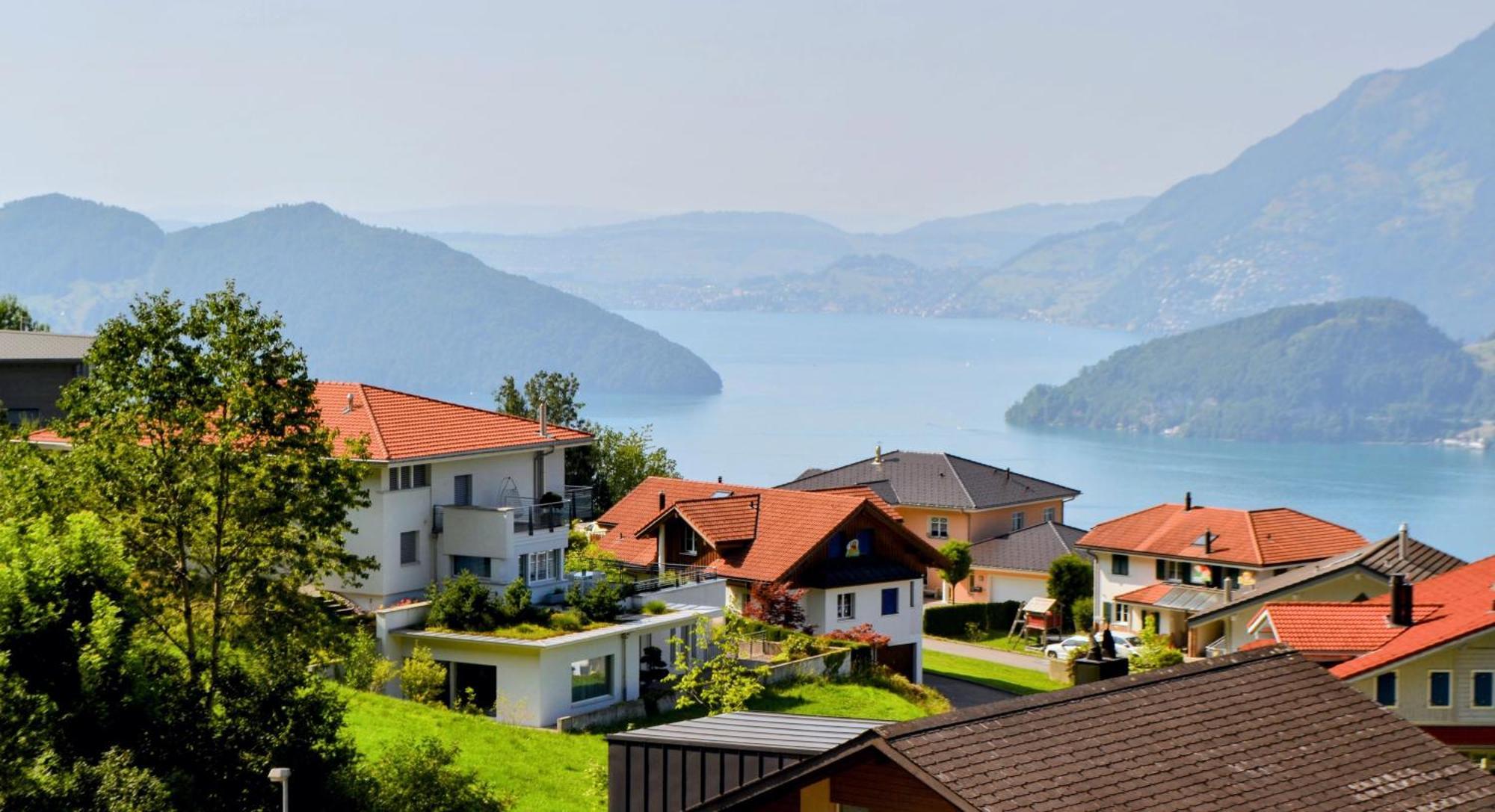 Elfe-Apartments Ferienmietwohnungen Emmetten Exteriör bild