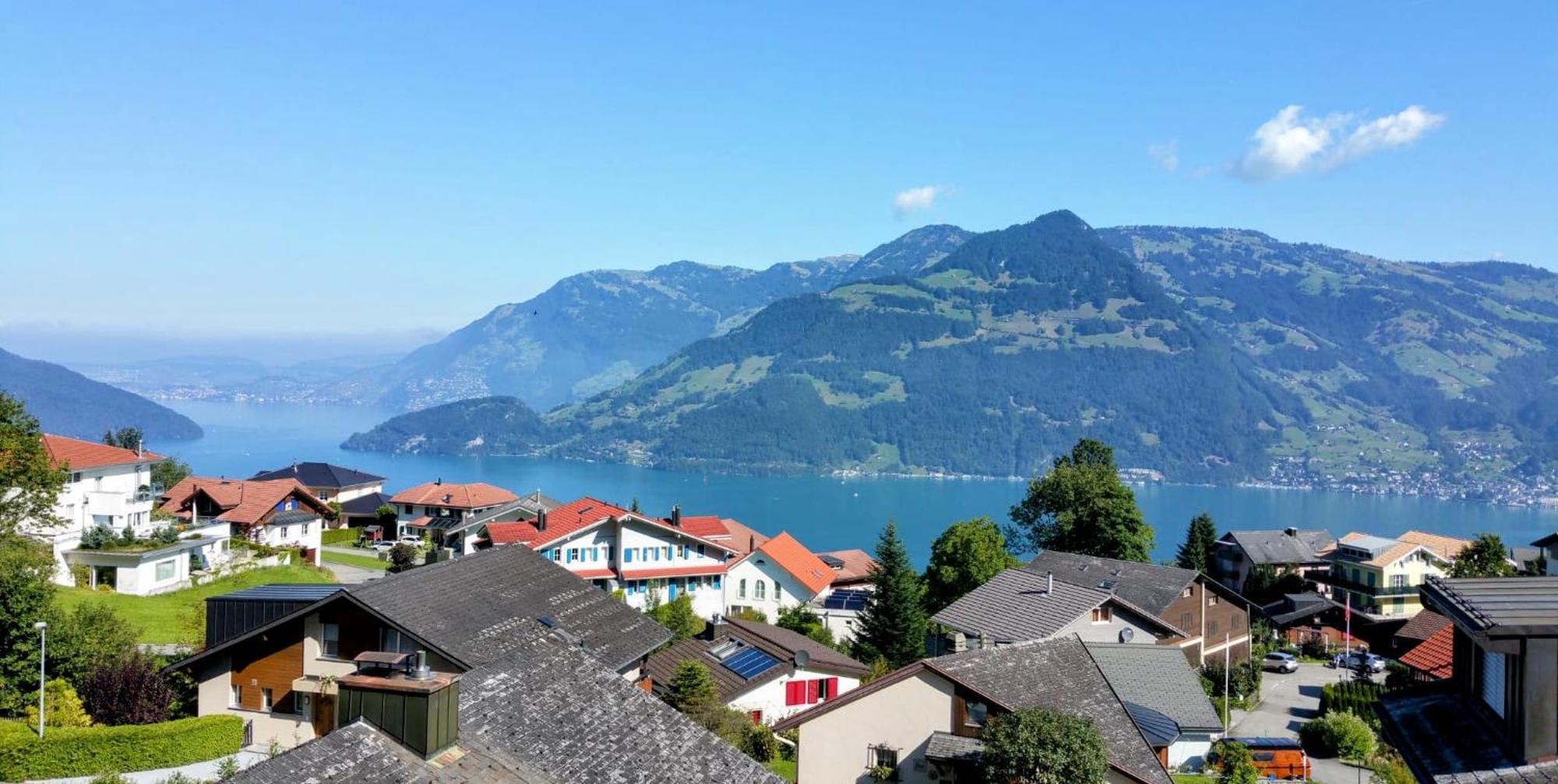 Elfe-Apartments Ferienmietwohnungen Emmetten Exteriör bild